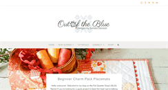 Desktop Screenshot of outofthebluequilts.com